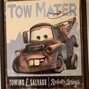 Charming Tow Mater Wall Art Decor